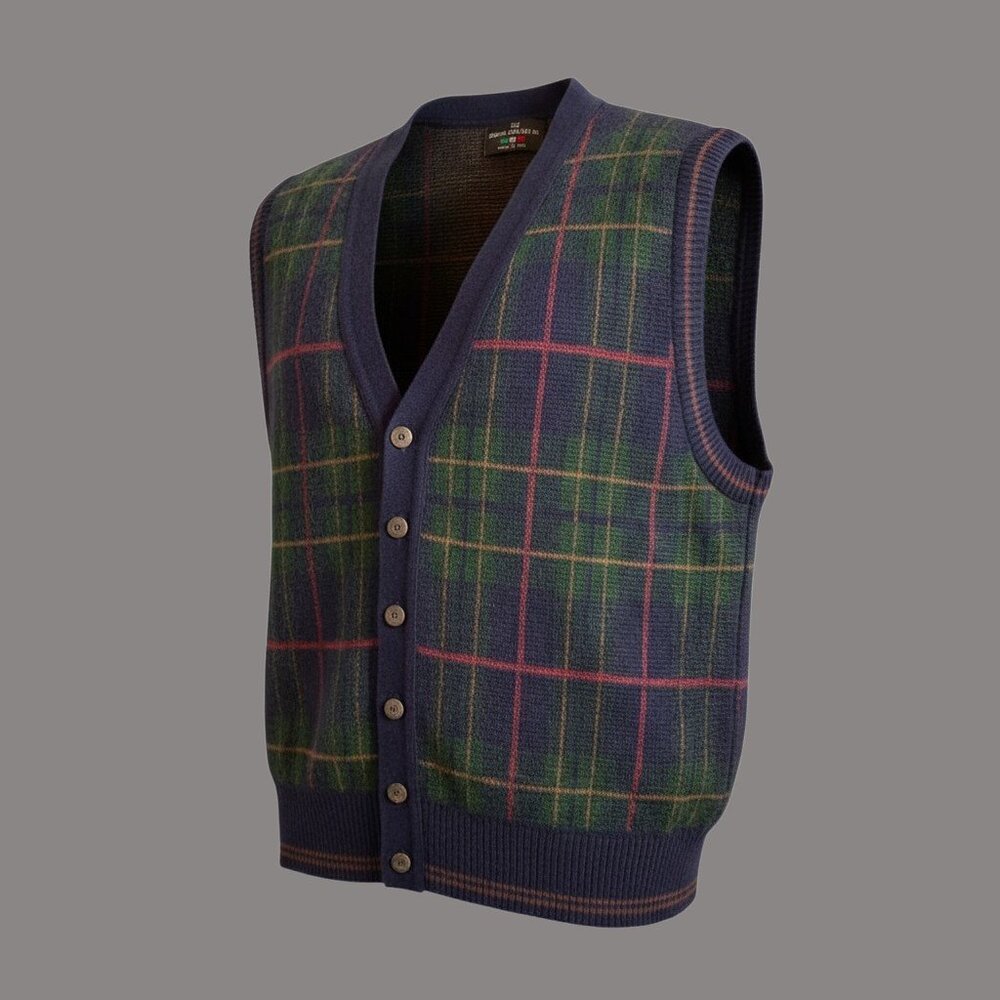 VTG The Italian Sweater Co. Vest Men’s Large -Made in Italy - Wool Blend 80s-90s